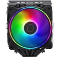 thumbnail image 1 of Cooler Master Hyper 622 Halo White - Disipador de aire para CPU de doble torre, ventilador Halo² PWM de 120 V, doble bucle ARGB, 6 tubos de calor de cobre, niquelado, 154 mm de alto, AMD Ryzen AM5|AM4, 1 of 5