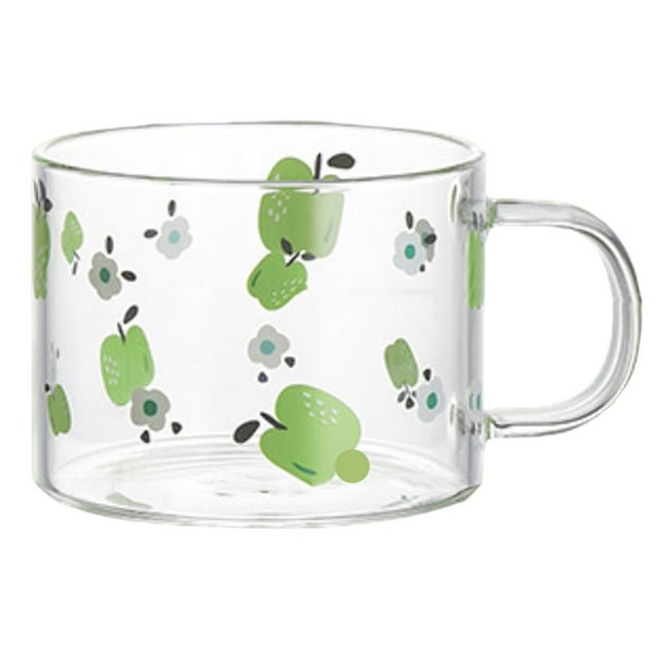 Yuarrent 500ml / 700ml Taza linda ligera Taza de vidrio impresa con asa Taza para beber de oficina de gran capacidad Taza para beber refrigerada por aire Barra de herramientas No.1 Yuarrent HA025872-01