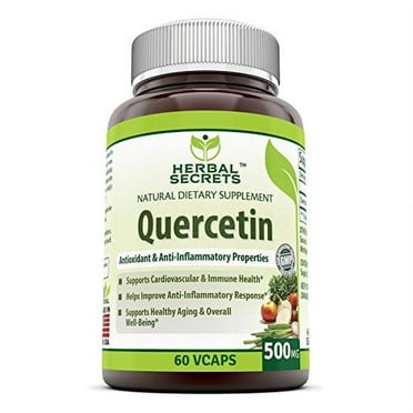 Herbal Secrets Quercetin 500 Mg 60 VCaps - Walmart.com