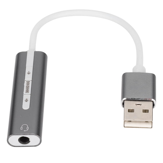 External Sound Card USB Sound Card Great Fidelity 7.1 Stereo Practical For Computer All Computer Systems