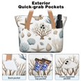thumbnail image 2 of Tote Bag for Women - Coastal Coral Starfish Shoulder Bag - Large Utility Work Duffle Bag with Zipper Handbag for Travel, Work, Sprots, 2 of 5