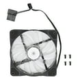 thumbnail image 2 of Electric Cooling Fan Pc Cooler Fan Pc Cooler Cooling Fan Glowing Cool Large Air Volume LED 12cm Shockproof Silent Computer Case RadiatorColorful, 2 of 8