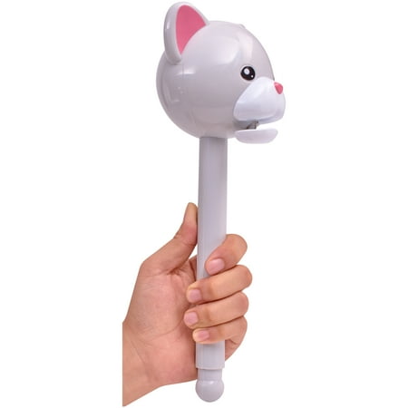 Spark Gray Cat Stick Puppet