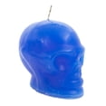 thumbnail image 3 of Veladora de craneo, grande (Azul), 3 of 5