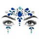 thumbnail image 5 of Pegatinas de tatuajes temporales brillantes brillar 9 juegos con joyas para la cara, 5 of 5