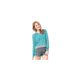 thumbnail image 1 of Aeropostale Camiseta gráfica de yoga con rayas transparentes para mujer, verde, extragrande, 1 of 2