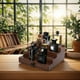thumbnail image 3 of Organizador de perfumes Fengligoo Walnut Cologne para hombre, 4 niveles, 3 of 7