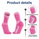 thumbnail image 3 of Calcetines de baloncesto de élite de 3 piezas Calcetines deportivos para exteriores Buffer Sports para hombres y mujeres adultos, 3 of 5