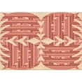 thumbnail image 1 of Ahgly Company Machine Washable Indoor Rectangle Transitional Light Salmon Pink Area Rugs, 8' x 12', 1 of 7