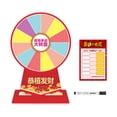 thumbnail image 1 of Abbracc Tabletop Roulette Wheel Portable Prize Turntable for Shops Birthday New Year Multicolor C, 1 of 9