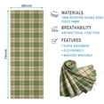 thumbnail image 2 of Green Beige Checkerboard Checkered Pattern Hot Yoga Mat Towel Non Slip for Hot Yoga - Quick-Drying Yoga Mat Cover with 4 Corner Pockets with Travel Bag - Hot Yoga Towel Non Slip 74"x26", 2 of 6