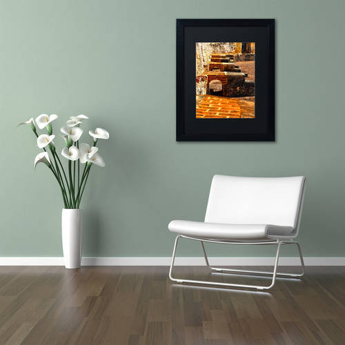 Trademark Fine Art "Castillo de San Felipe del Morro 10" Canvas Art by CATeyes, Black Matte, Black Frame
