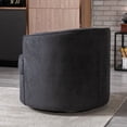 thumbnail image 5 of Wulawindy 33” Wide Swivel Barrel Chair Comfy Tufted Back Accent Round Barrel Chair Leisure Chair for Living Room, Bedroom, Hotel, 5 of 7