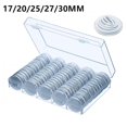 thumbnail image 4 of Estuche para cápsulas de monedas con juntas de espuma y caja de almacenamiento, 100 piezas, almacenamiento seguro de monedas para coleccionistas, protección de monedas, estuche organizador para, 4 of 8