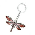 thumbnail image 1 of 4x Llavero de Mariposa con Diamantes de Imitación para Mujer, Llavero para Coche, Colgante para Bolso, Regalo 4 piezas, 1 of 8
