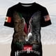 thumbnail image 3 of Camiseta con estampado de águila para hombre: cómoda, moderna y duradera, camiseta informal para todas las estaciones, diseño de moda, ropa de hombre de gran tamaño con la bandera de México, 3 of 5