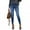 Sky Blue, variant on Women'S Jeans Skinny Curvy Mid Rise Cropped Comfortable Lightweight Casual Jeans Blue S