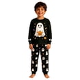 thumbnail image 5 of JAJAHO Halloween Kids Pajamas Boy Girl Long Sleeve Top And Pants Set Ghost Sleepwear 2 Piece Set 2-10Y, 5 of 7
