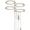 thumbnail image 2 of Led Grow Light Full Spectrum - Small Plant Grow Lights Indoor Ring Flower Fill Light Adjustable Angel Ring Plant Growth Lamp Automatic Timer for Small Plant Lights, 2 of 8