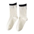 thumbnail image 7 of yillto Women Socks Cute Crew Socks Soft Ankle Sock for Womens Breathable Comfortable Midi Socks 6 Pack, 7 of 7