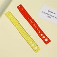 thumbnail image 4 of TXYRDXK 1 Pcs Flexible Rulers, 12 Inch Plastic Ruler with Centimeters and Inches Bendable Soft Rulers for Adults Home Office Supplies (Style8-Red), 4 of 7