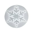 thumbnail image 2 of Clearance Epoxy silicone mold under $5,Snowflake Resin 3D Snowflake Silicone Christmas Ornament Snowflake Pendant For Resin DIY Crafts Christmas Tree Ome Hanging Ornament Decor 1PC, 2 of 8