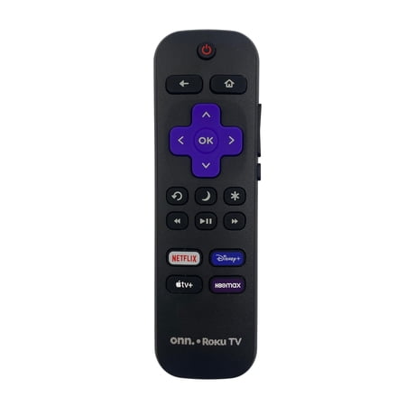 Restored Ceybo Original 3226001223 Remote Control for Onn Roku Smart TV Includes Netflix Disney+ Apple TV & HBOMax Shortcuts 100012587 100021261 100012588 (Refurbished)