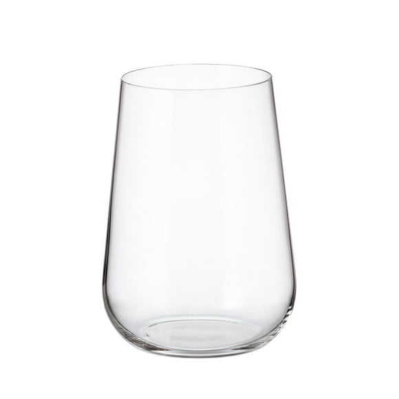 Juego De 6 Vasos De Vidrio Soplado Bohemia Crystalite 470 ml Ardea