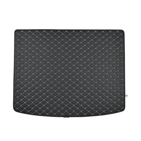 Ford Bronco Cargo Liner - Motor Trend Leatherette Trunk Custom Fit Mat Cargo Liner - Luxury Padded PU Leather - For Ford Escape 2013 - 2016