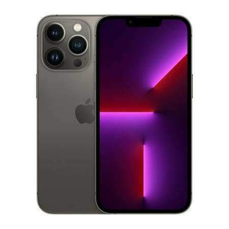 Straight Talk Apple iPhone 13 Pro, 128GB, Graphite- Prepaid Smartphone [Locked to Straight Talk]