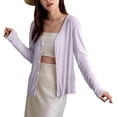 thumbnail image 4 of Cárdigan de manga larga para mujer, cárdigan, blusa para mujer, 4 of 6