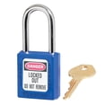 thumbnail image 1 of Candado de seguridad Master Lock 410BLU Lockout Tagout con llave, 1 of 6