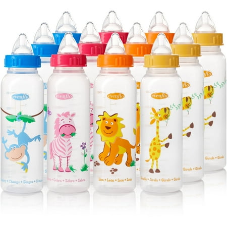 Evenflo Zoo Friends Baby Bottle With Anatomic Ni