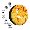thumbnail image 2 of Kdxio Autumn Maple Leaves for Tire Cover Wheel Protectors Tyre Covers Weatherproof Wheel Covers Universal Fit for Trailer Rv SUV Truck Camper Travel Trailers 17 inch, 2 of 5