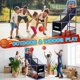 thumbnail image 3 of Set de juego de baloncesto arcade NEUBSAW LED con marcador electrónico, 3 of 8