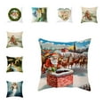 thumbnail image 5 of Bobasndm Christmas Pillow Cover Vintage  Christmas Angels Throw Pillow Cover Skin-friendly Long Lasting for Indoor, 5 of 7