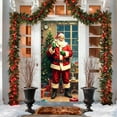 thumbnail image 6 of ToyKingdee Christmas Door Cover - Santa Claus Holiday Banner for Party Decoration, 6 of 6