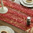 thumbnail image 5 of 10FT Table Runner, Sequin Glitter Sheer Chiffon Gauze Cheesecloth Runner 120 Inch, Party Decorations for Wedding Anniversary Birthday Graduation Christmas Holiday, 5 of 6