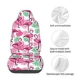 thumbnail image 4 of Picia Flamingo Print Waterproof Sweating Car Seat Cover for Post Gym Workout, Running, Beach and Hiking, Universal Fit Anti-Slip Bucket Seat Protector, 4 of 5
