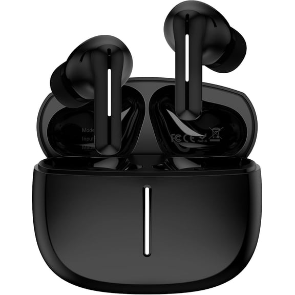 Wireless Earbuds Bluetooth 5.3 Headphones for Samsung Galaxy, 60H Playtime Sports Earphones with Noise Cancelling Mic for Android