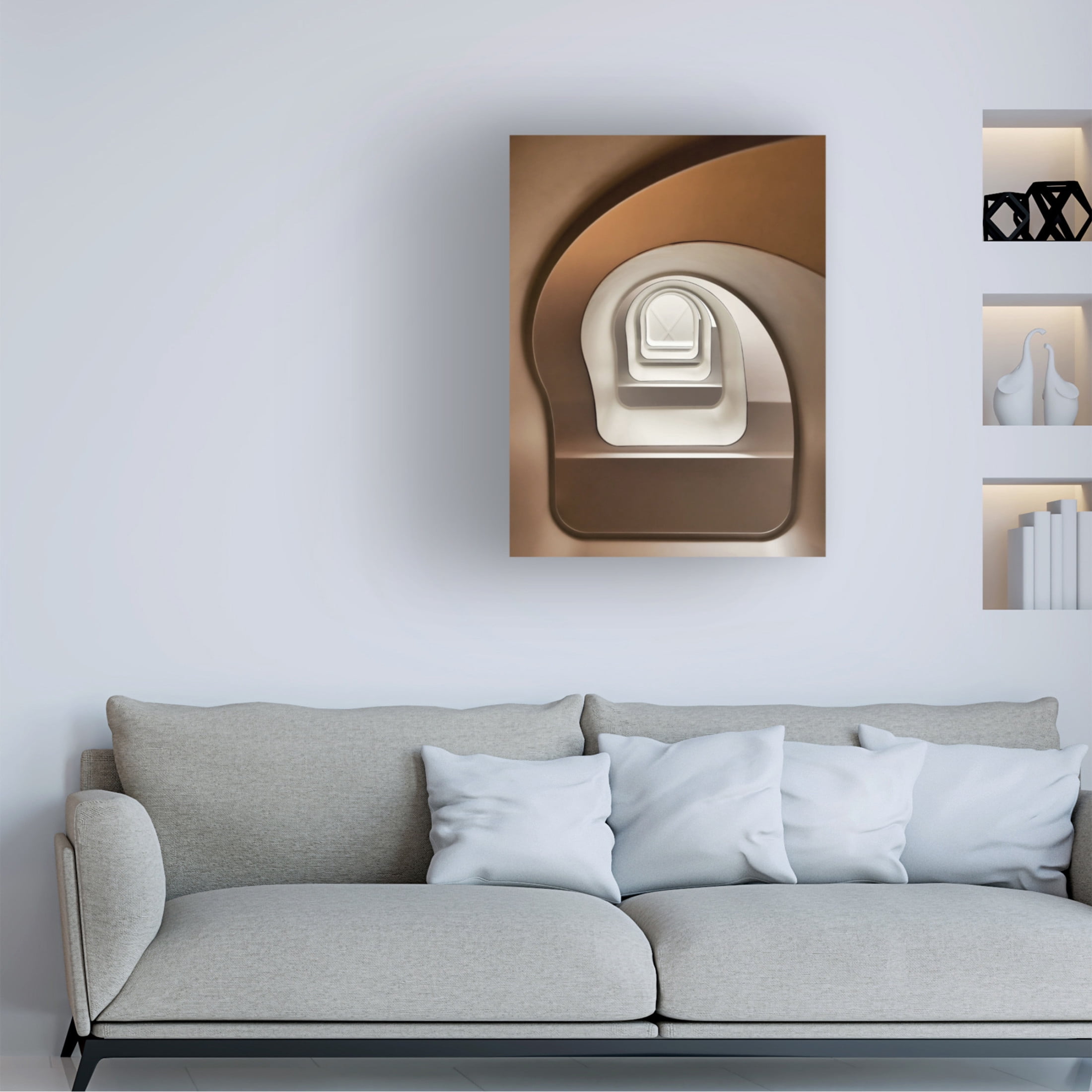 Canvas Wall Art - Unknown Artist 'Looking Up' Wall Art for Living Room, Bedroom, or Office Décor by Trademark Fine Art - 14 x 19 Inches