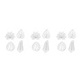 thumbnail image 1 of Bewildely Molde de plástico para repujado de galletas, moldes para galletas de Pascua de dibujos animados lavables portátiles, herramienta Type1 NO1, 1 of 6