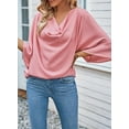 thumbnail image 2 of Womens Blouses and Tops Short Sleeve Chiffon Shirts and Tops, 2 of 11