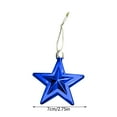 thumbnail image 3 of OAVQHLG3B 36Pcs Patriotic Star Ornaments 4th of July Decorations Memorial Day Independence Day Labor Day Veterans Day Decorations for Home Party Christmas Tree Decor, Blue Red and Silver, 3 of 9
