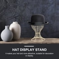 thumbnail image 2 of Shisuyan Hat Display Stand Desktop Hat Stand Metal Hat Display Stand Hat Display Holder, 2 of 8