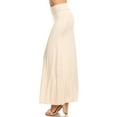 thumbnail image 2 of Women's Plus Size Flowy Solid Maxi Skirt for Everyday Wear, 2 of 4