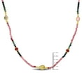thumbnail image 2 of Everly Women's Tourmaline Yellow Gold Plated Necklace, 2 of 4