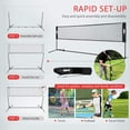 thumbnail image 4 of VIVOHOME Portable Badminton Net Set for Kid's Volleyball Soccer Tennis Pickleball, 4 of 6