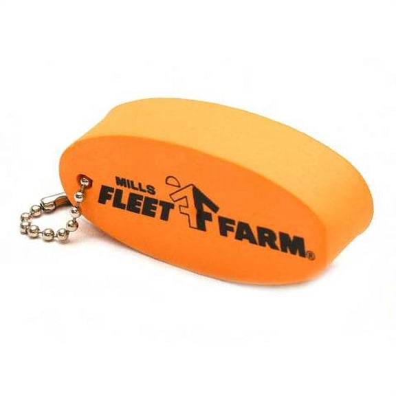 Shoreline Boat Key Chain Float SL52120M | Mills Fleet Farm Orange