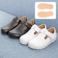 thumbnail image 3 of FELTECHELECTR 1 par de plantillas de piel de vaca para niños con amortiguación para zapatos, almohadillas de masaje para pies para deportes, gimnasio, talla S, 3 of 6